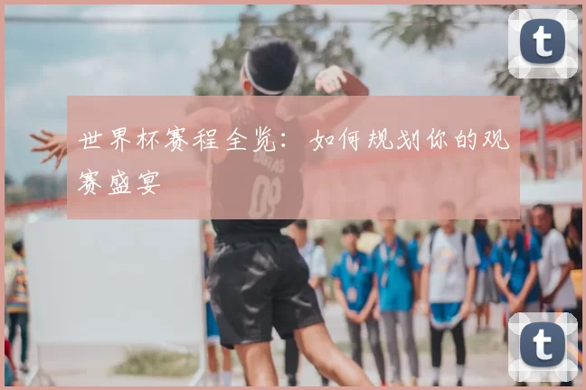 世界杯赛程全览：如何规划你的观赛盛宴