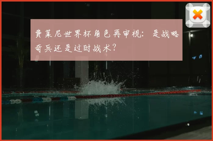 费莱尼世界杯角色再审视:是战略奇兵还是过时战术?